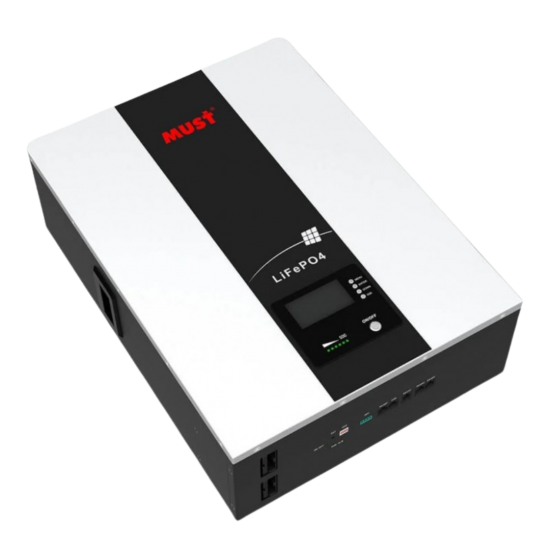 Акумуляторна батарея Must LP1600, 51,2V 200Ah — изображение 8