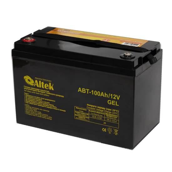 Акумуляторна батарея ALTEK ABT 100Ah 12V GEL