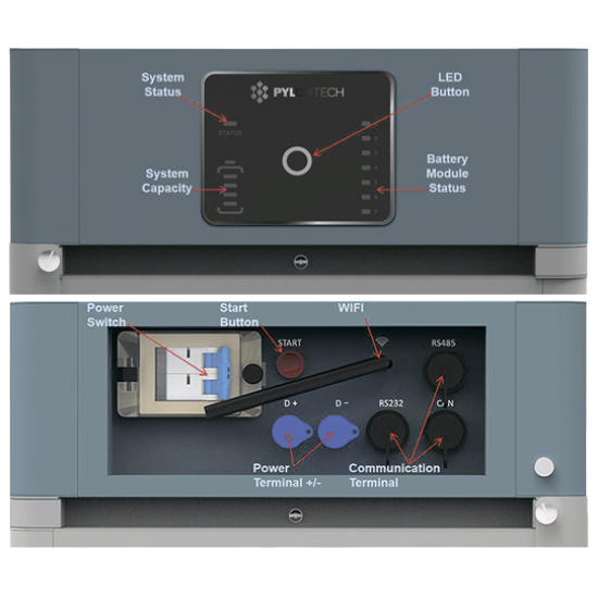 Контролер Pylontech BMS FC0500-40S — изображение 3