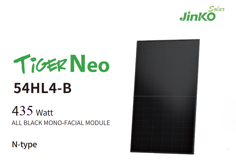 Банер Jinko Solar Tiger Neo 435W
