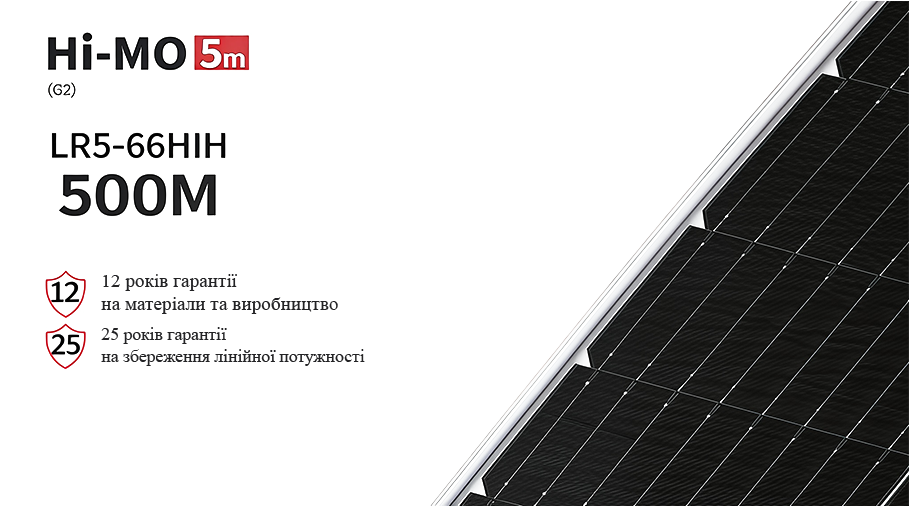 Банер LONGI Solar 500W