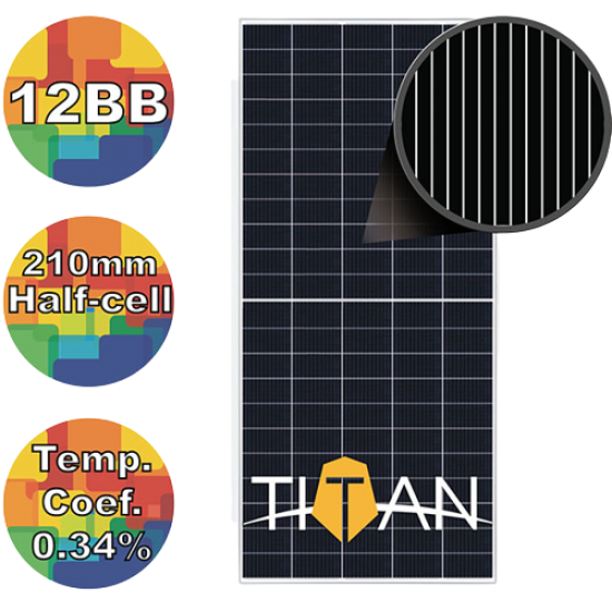 Сонячна панель Risen Energy RSM110-8-545M, TITAN, 545Вт - Зображення 3